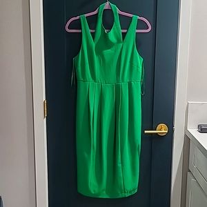 ASOS Green Maternity Tulip Dress With Cut Out Neck
